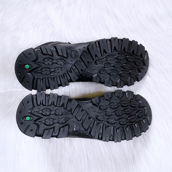 Timberland Men’s Keele Ridge Waterproof Mid Hiker Boots In Black - Picture 7 of 7